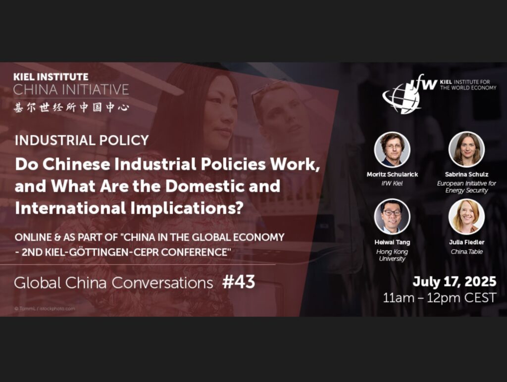GCC#43: Industrial Policies: Do Chinese Industrial Policies Work, and What Are the Domestic and International Implications?