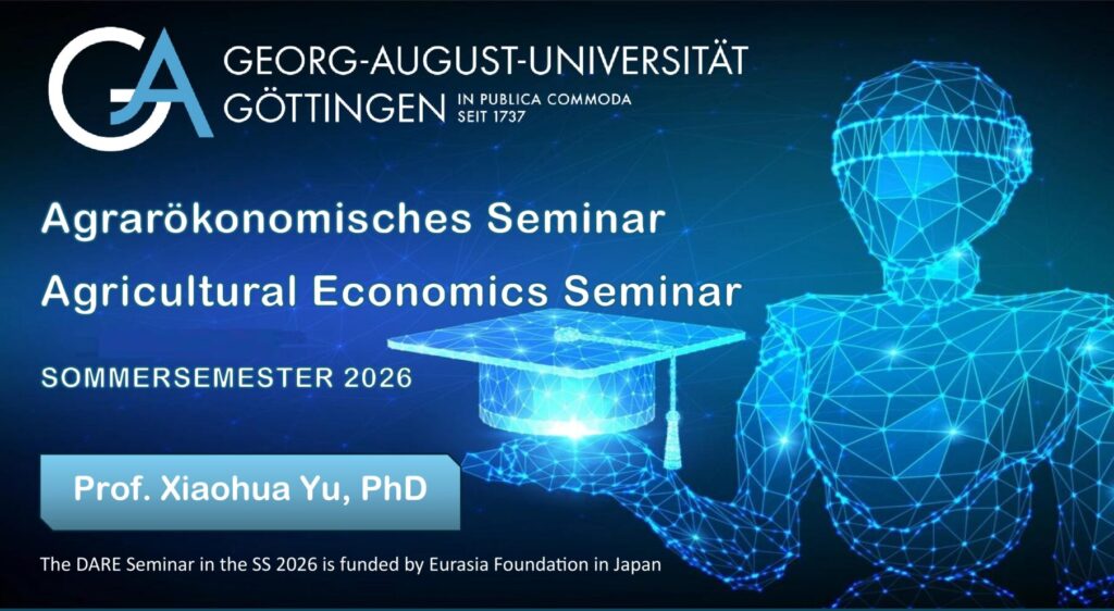 Agricultural Economics Seminar – Summer Semester 2026